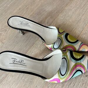 Emilio Pucci Vibrant Patterned Heels